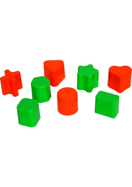 Luxury Bultak Bebek Oyuncağı Eğitici Geometrik Şekiller Puzzle Bultak Bebek Zeka Geliştirme 8 Farklı Şekil 1 Adet