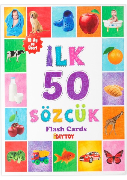 Luxury Ilk 50 Sözcük Flash Kart 1 Adet