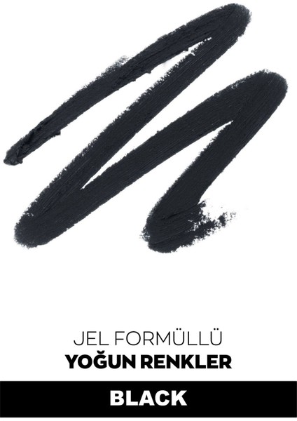 Gel Eyeliner Black 1 Adet