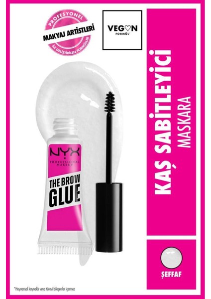 Luxury Brow Glue Kaş Maskarası & Jumbo Face Stick Aydınlatıcı - Vanilla Ice Cream Çanta Hediyeli Kaş Seti 1 Adet