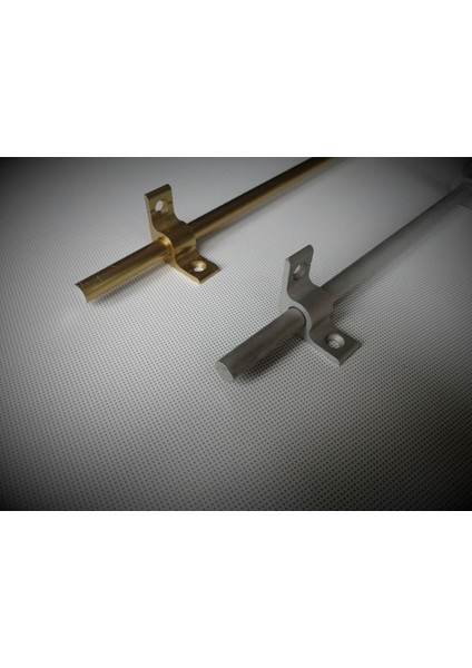 Luxury Merdiven Dip Çubuğu - Halı Çubuğu 130CM - Mat Gri 1 Adet