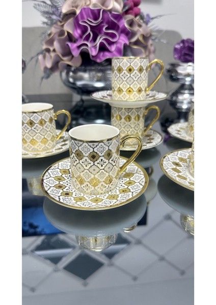 Luxury 6 Kişilik Kahve Takımı 1 Adet fiyatları