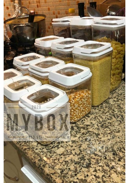Luxury Çeyizlik Set 12LI Saklama Kabı Süper Vakumlu (Özel Kapak) , Erzak Kabı 1 Adet fiyatları