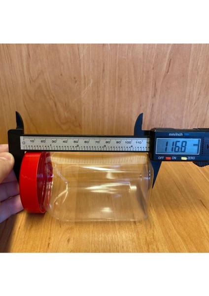 Luxury 370 cc Pet Kavanoz - Kırmızı Plastik Kapaklı - 370 ml Plastik KAVANOZ(5ADET) 1 Adet fiyatları