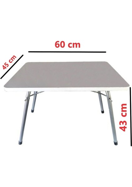 Luxury Katlanır Masa Balkon Bahçe Kamp Masası Piknik Masası 45X60 cm - Beyaz 1 Adet fiyatları
