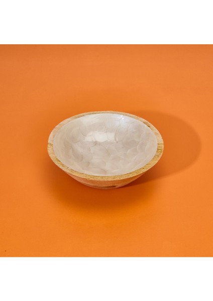 Luxury Fildişi Servis Kasesi - Bej - 23X7 cm 1 Adet