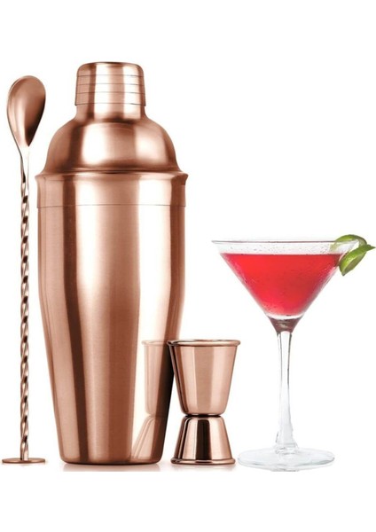 Luxury Kokteyl Barmen Seti Bakır 500 ml 1 Adet