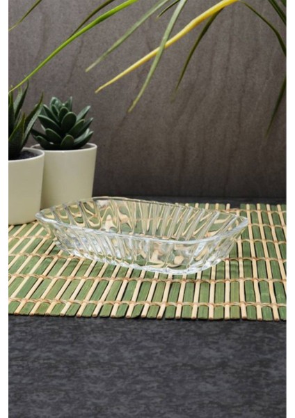 Luxury 53392 Mezze Cam 2li Çerezlik Meze Tabağı Kahvaltılık 18CM 1 Adet indirimleri
