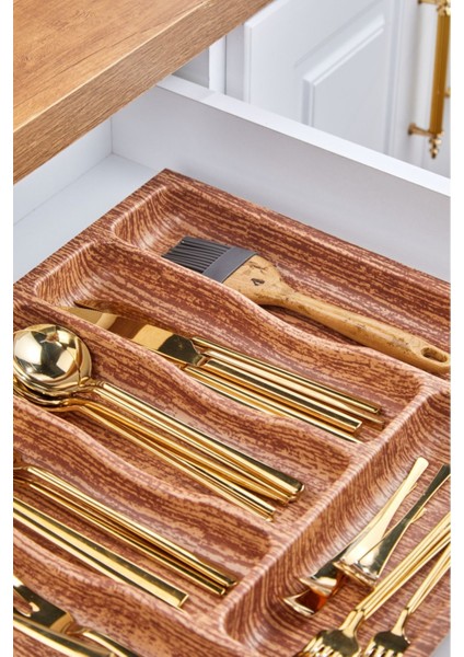 Luxury 7 Bölmeli Xl Çekmece Içi Kaşıklık Mutfak Kaşıklığı 37X50 1 Adet modelleri
