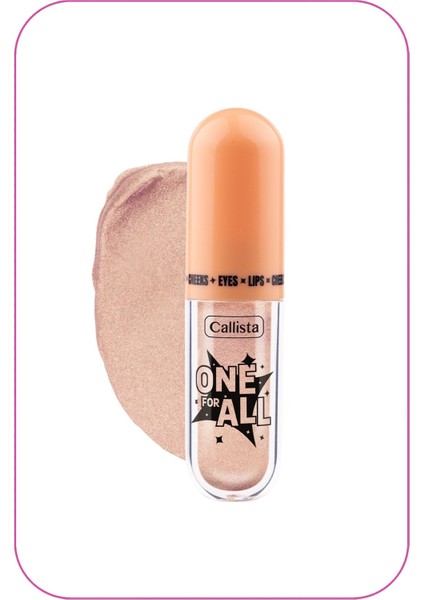 Luxury One For All Eyes & Lips & Cheeks Işıltılı Likit Göz farı - 01 Daylight 1 Adet