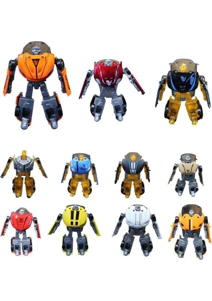 Luxury Ctoy Arabaya Dönüşen Mini Robot 1 Adet
