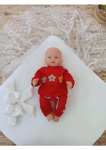 Yenidoğan Sahra My Prince Nakışlı Lüks Kundak Bebek Battaniyesi Ekru modelleri