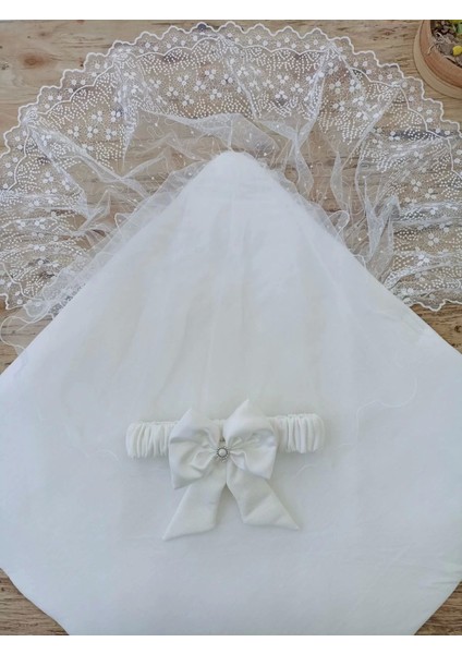 Yenidoğan Sahra My Prince Nakışlı Lüks Kundak Bebek Battaniyesi Ekru fırsatları