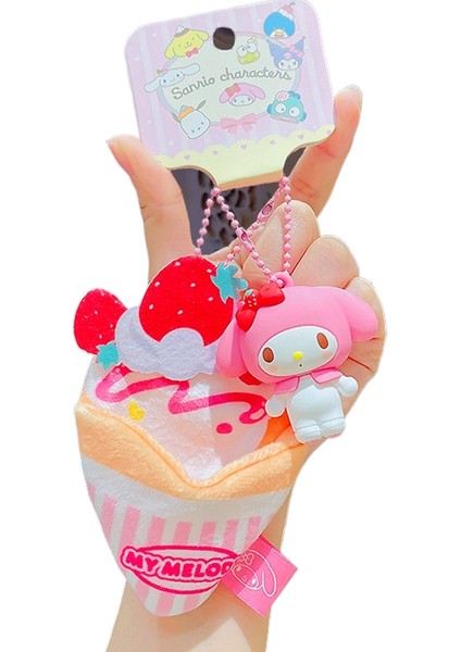 Sanrio Kt Kedi Ekose Balon Çiftler Anahtarlık Araba Anahtarlık Kolye Küçük Hediyeler (Yurt Dışından)