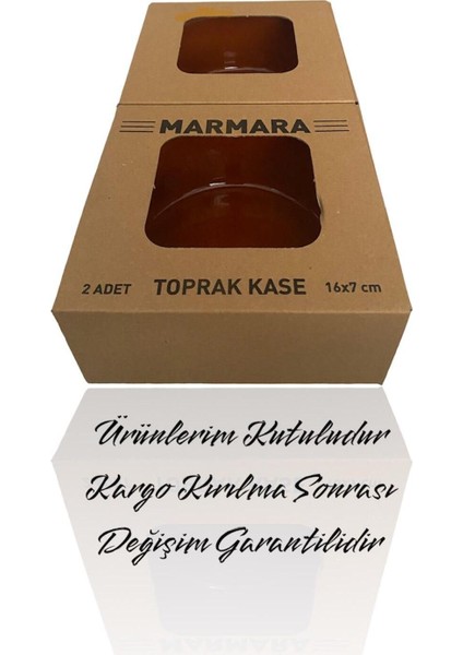 Luxury 2'li Içi Sırlı Toprak Güveç Yoğurt Mayalama Et 16X7CM 1 Adet