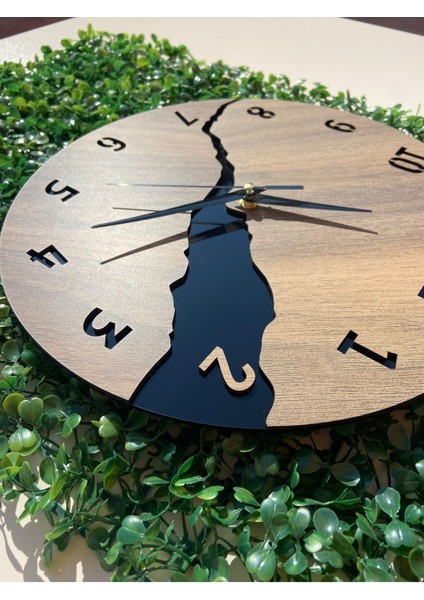 Nil Lazer Kesim Duvar Saati 30 cm modelleri