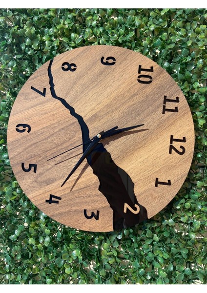 Nil Lazer Kesim Duvar Saati 30 cm fırsatları