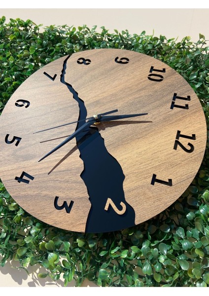 Nil Lazer Kesim Duvar Saati 30 cm indirimleri