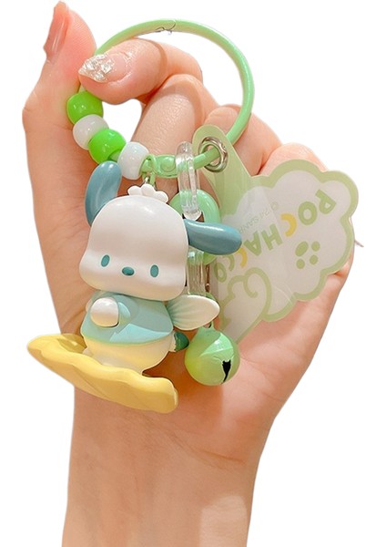 Sanrio Kt Kedi Ekose Balon Çiftler Anahtarlık Araba Anahtarlık Kolye Küçük Hediyeler (Yurt Dışından)