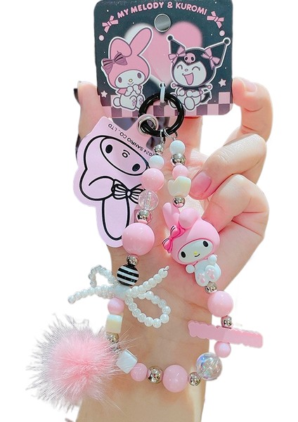 Sanrio Kt Kedi Ekose Balon Çiftler Anahtarlık Araba Anahtarlık Kolye Küçük Hediyeler (Yurt Dışından)