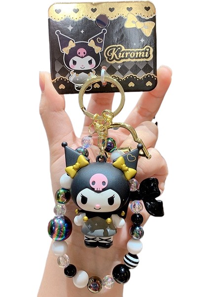 Sanrio Kt Kedi Ekose Balon Çiftler Anahtarlık Araba Anahtarlık Kolye Küçük Hediyeler (Yurt Dışından)