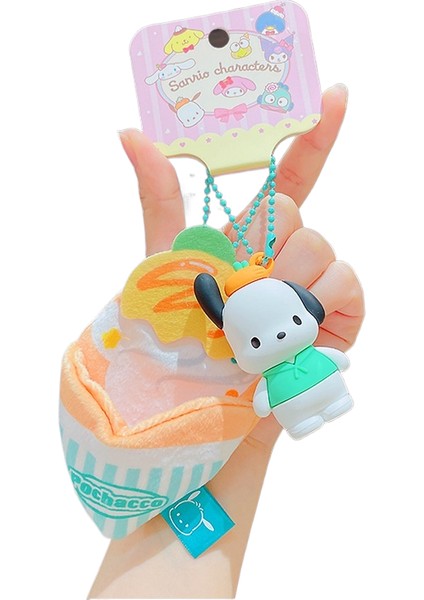 Sanrio Kt Kedi Ekose Balon Çiftler Anahtarlık Araba Anahtarlık Kolye Küçük Hediyeler (Yurt Dışından)