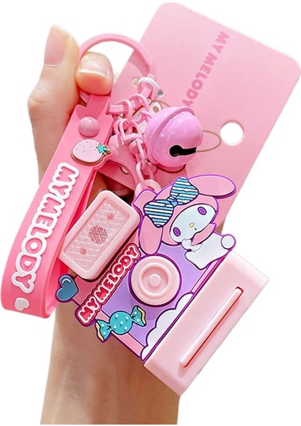 Sanrio Kt Kedi Ekose Balon Çiftler Anahtarlık Araba Anahtarlık Kolye Küçük Hediyeler (Yurt Dışından)