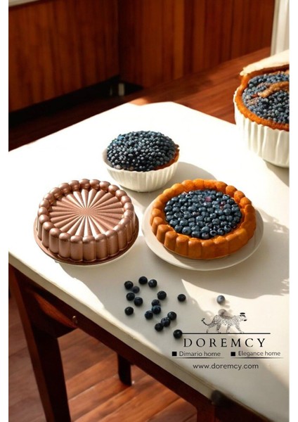 Luxury Eda Granit Döküm Tart ve Turta Kalıbı 26 cm Dilimli 1 Adet