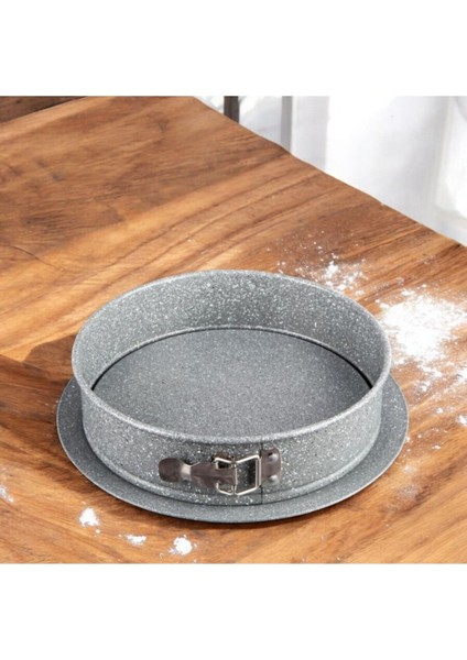 Luxury Granit Yanmaz, Yapışmaz Kelepçeli Kek Kalıbı 1 Adet