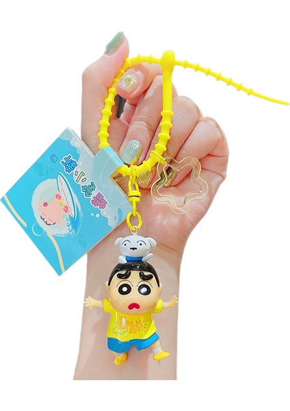 Karikatür Pastel Boya Küçük Yeni Süpermen Araba Anahtarlık Çekicilik Sevimli Bebek Çekicilik Anahtarlık (Yurt Dışından)