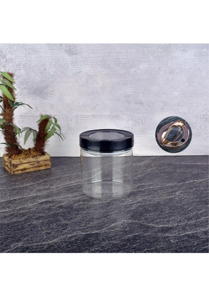 Luxury Cam Vakumlu Kavanoz 850 ml | Hava Geçirmez, Sağlıklı Saklama Çözümü 1 Adet