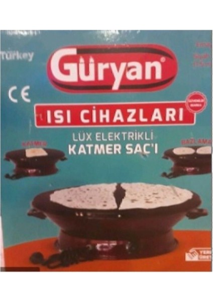 Luxury Elektrikli Yufka Gözleme Katmer Sacı 55CM (Emayeli) 1 Adet