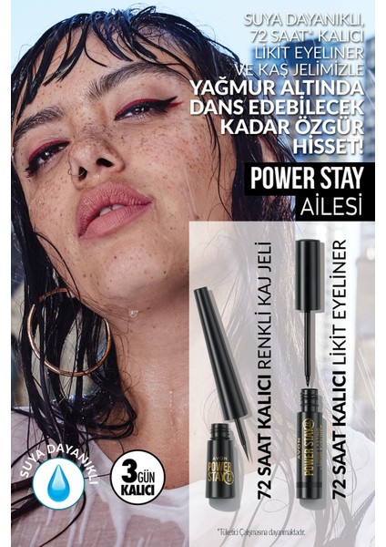 Power Stay Uzun Süre Kalıcı Likit Eyeliner Ocean Blue 1 Adet