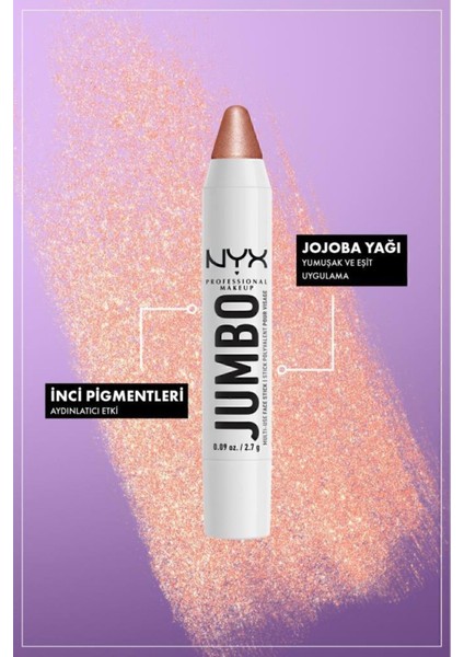 Luxury Jumbo Face Stick | Çok Amaçlı Stick Aydınlatıcı - Lemon Meringue 1 Adet
