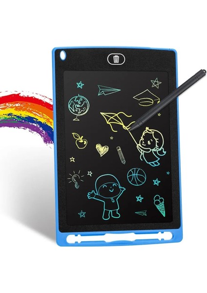 Luxury 8,5" Küçük Boy, Dijital Kalemli, Çizim Yazı Tahtası, Grafik Tablet, Çizim Tablet, 8,5 Inç Renkli 1 Adet