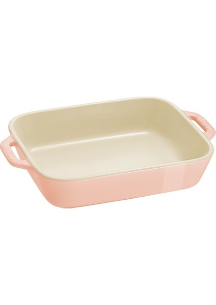 Luxury Seramik Fırın Kabı Seti 3'lü Pembe 1 Adet