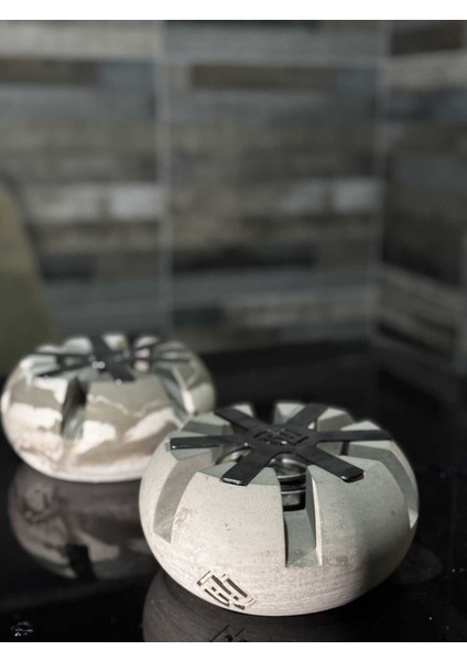 Luxury Beton Osmanlı Ocağı Barbekü Kamp Isıtıcısı Reşo Yakıtlı 1 Adet