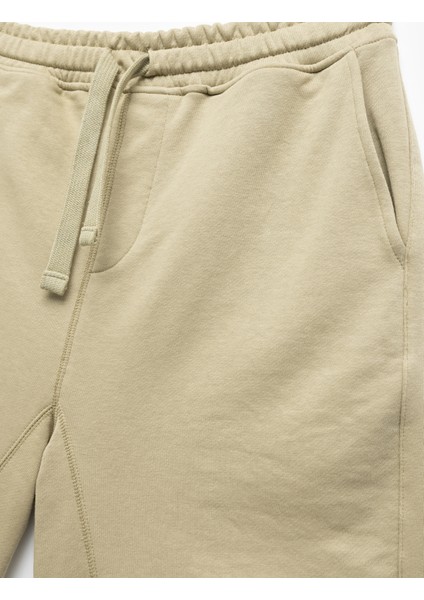 Regular Fit Cepli Mini Beli Bağcıklı Şort