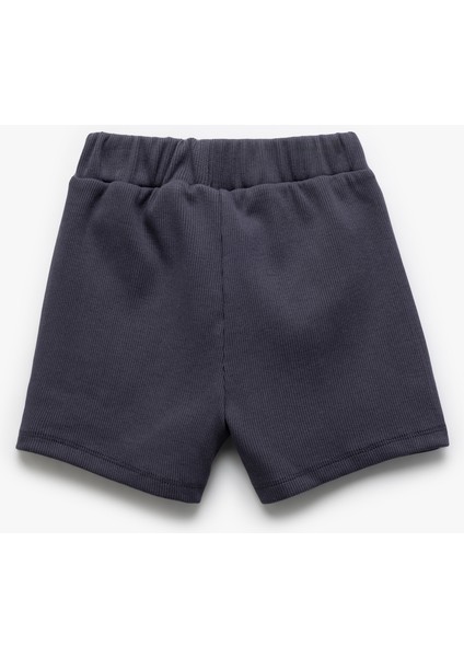 Pamuklu Beli Bağcıklı Basic Şort