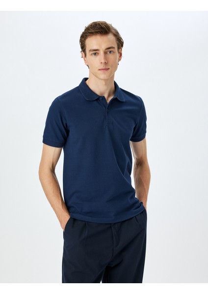 Slim Fit Kısa Kollu Pamuklu Polo Yaka Tişört modelleri