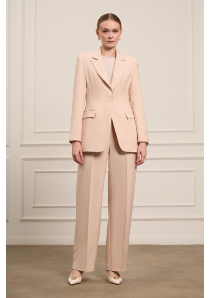 Kadın Ceket Takım Beige 31064 indirimleri