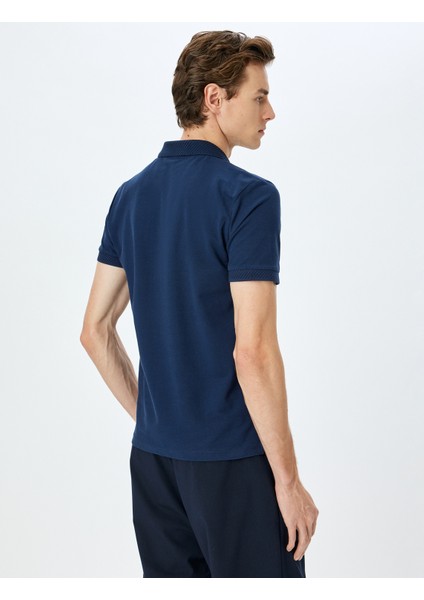 Slim Fit Kısa Kollu Pamuklu Polo Yaka Tişört fırsatları