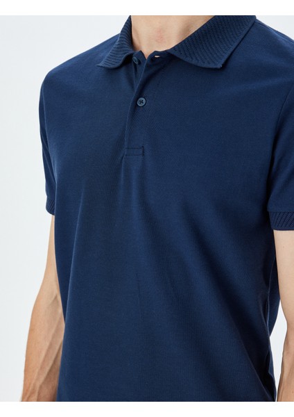 Slim Fit Kısa Kollu Pamuklu Polo Yaka Tişört indirimleri