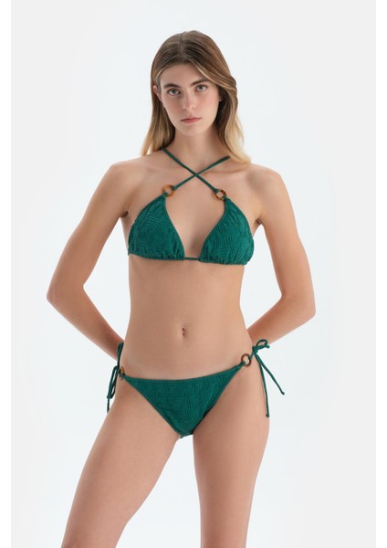 Koyu Yeşil Spagetti Bikini Alt fırsatları