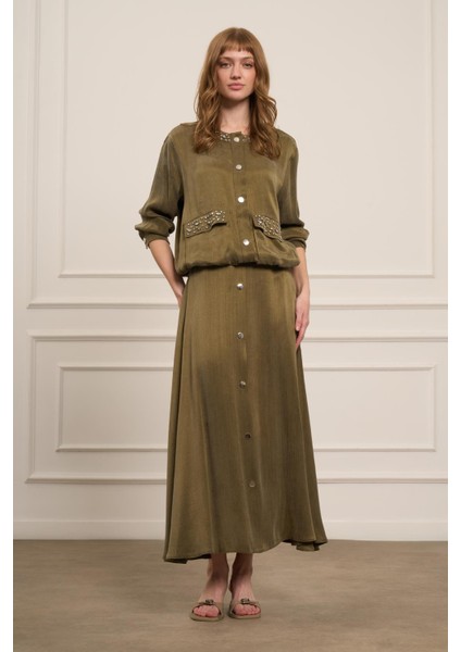 Kadın Cupra Etekli Takım Haki 31063