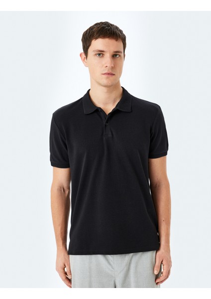 Slim Fit Kısa Kollu Pamuklu Polo Yaka Tişört modelleri
