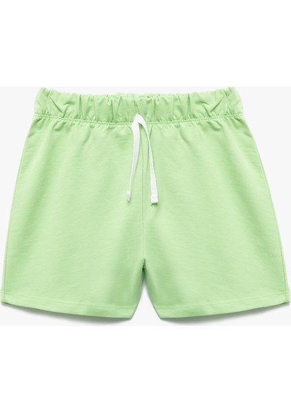 Pamuklu Basic Çok Renkli Beli Lastikli 2'li Şort Seti fırsatları