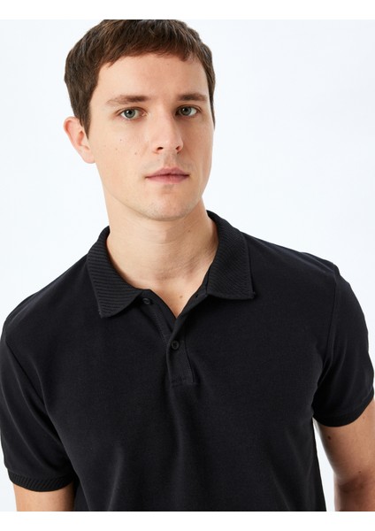Slim Fit Kısa Kollu Pamuklu Polo Yaka Tişört fiyatları