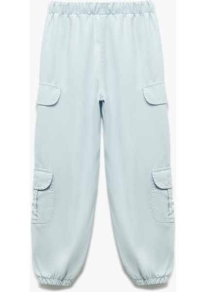 Beli Bağcıklı Kargo Cep Detaylı Jogger Pantolon