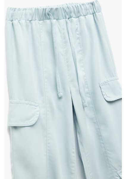 Beli Bağcıklı Kargo Cep Detaylı Jogger Pantolon